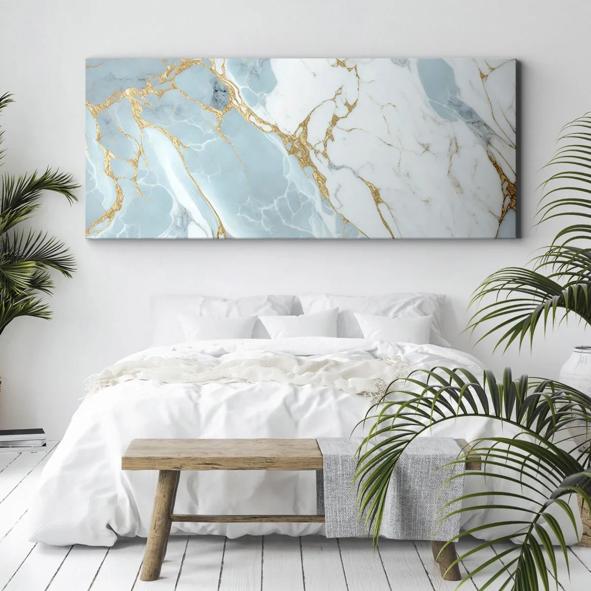 Canvastavla - Bild på duk - Stenrikedom - 140x50 cm