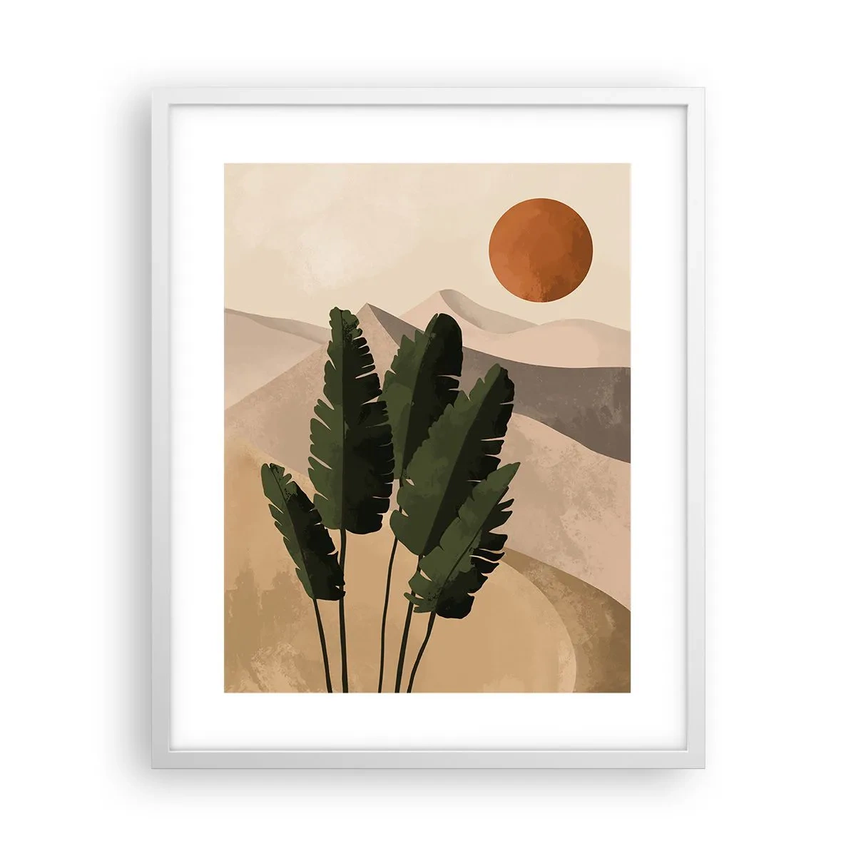 Affisch i vit ram - Livets triumf - 40x50 cm