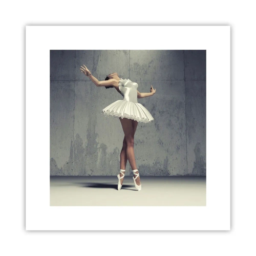 Affisch - Lätt som en fågel - 30x30 cm