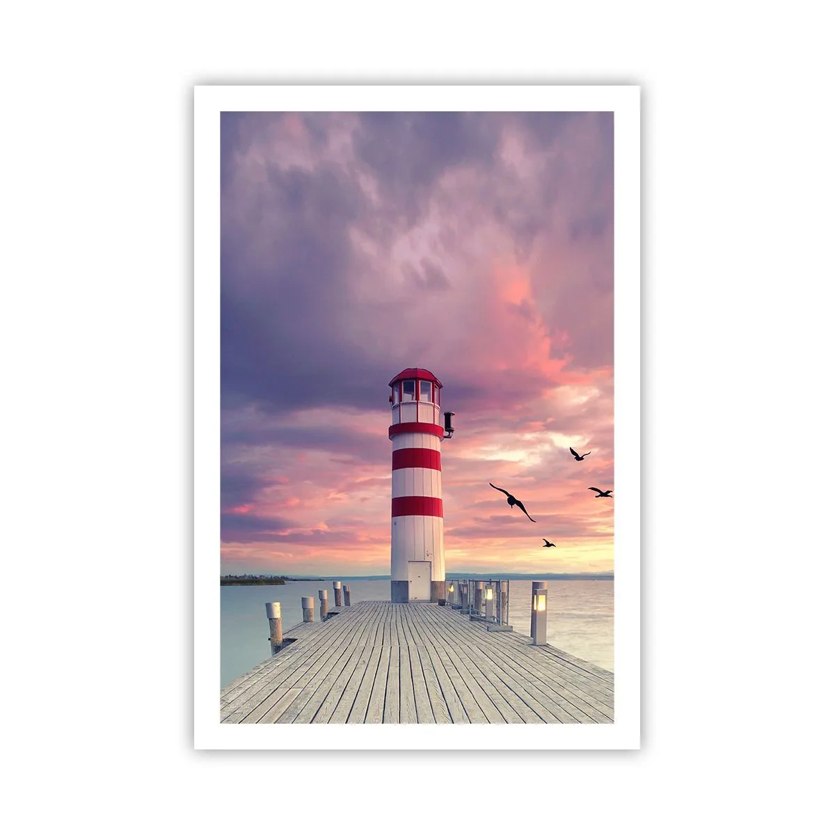 Affisch - Dags att bege sig till hamnen - 61x91 cm