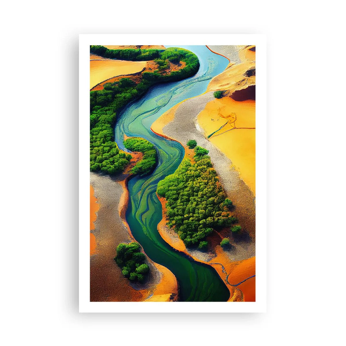Affisch - Livgivande flod - 61x91 cm