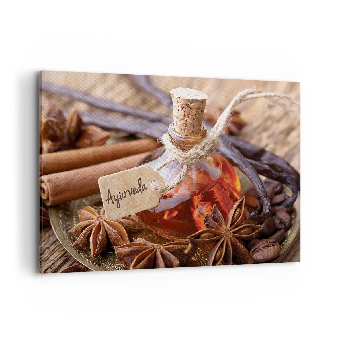 Canvastavla - Bild på duk - Mot kroppens och själens enighet - 100x70 cm