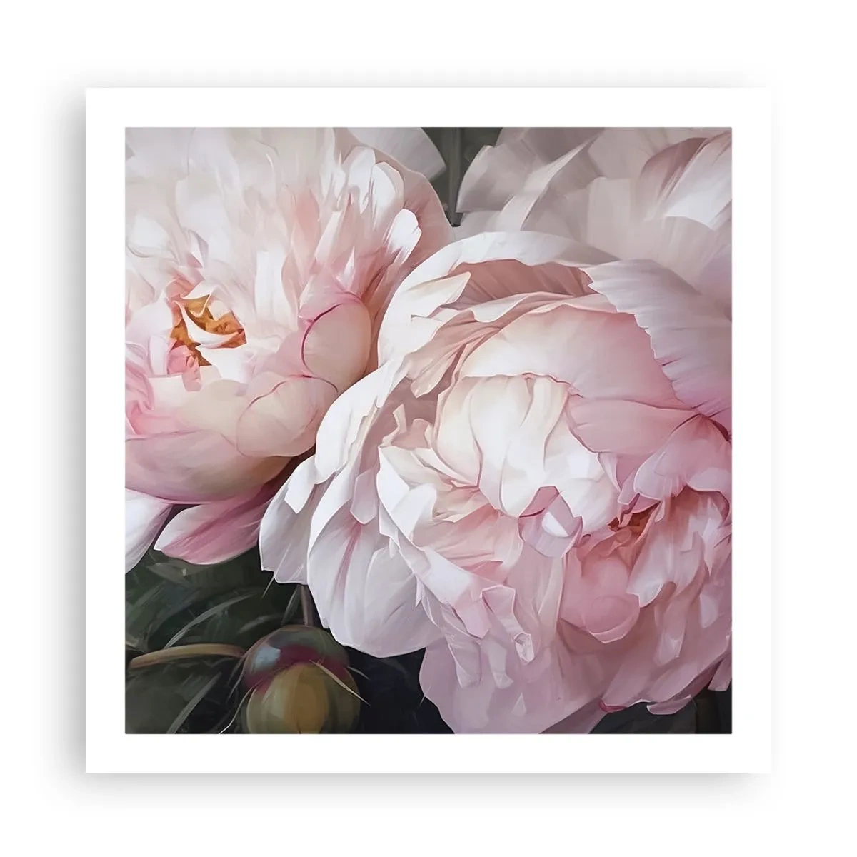 Affisch - Fast i blomning - 60x60 cm