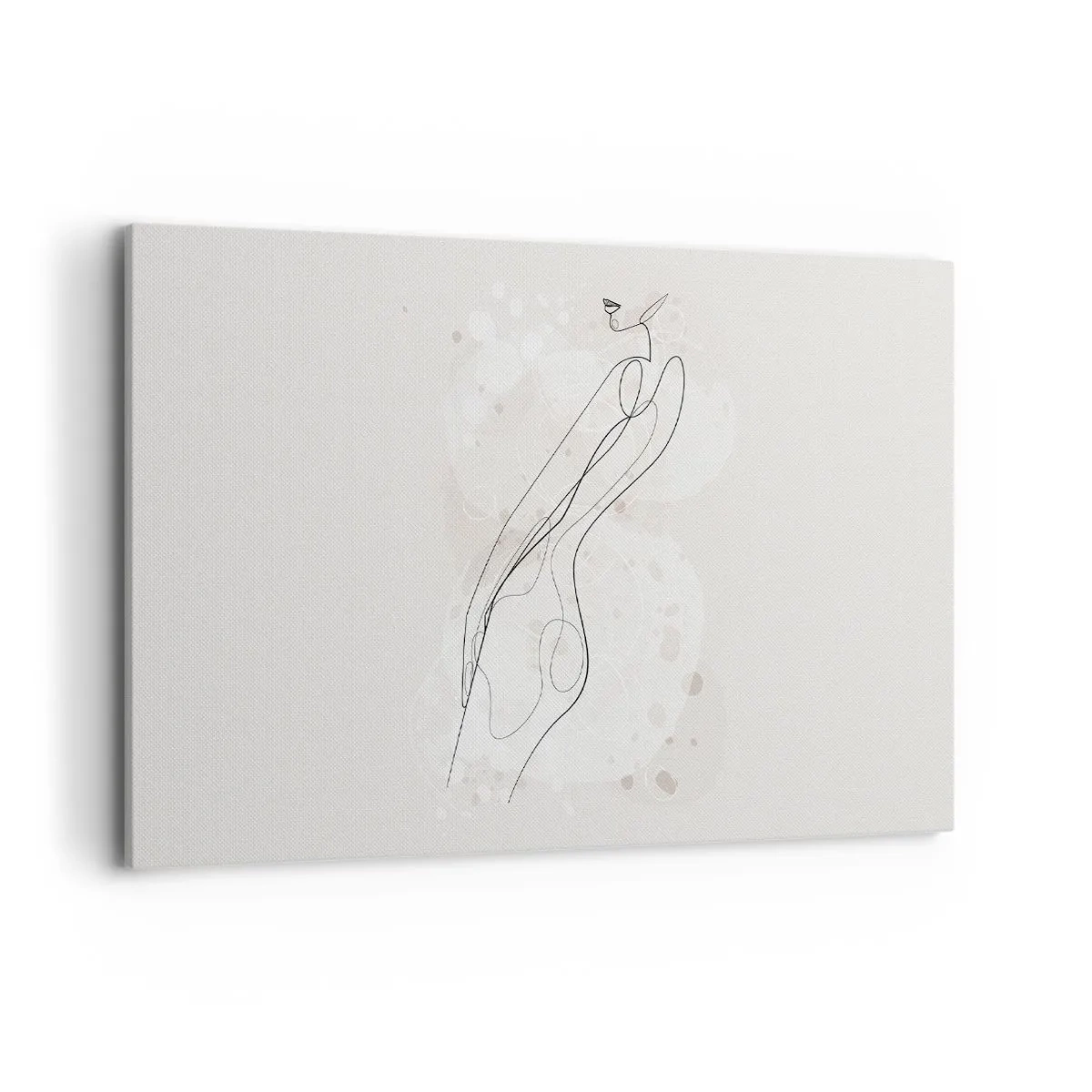 Canvastavla - Bild på duk - Blicken går vilse - 120x80 cm