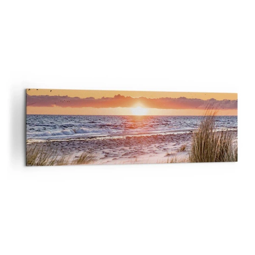 Canvastavla - Bild på duk - Horisontellt landskap - 160x50 cm