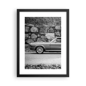 Affisch i svart ram - Legend från 60-talet - 30x40 cm