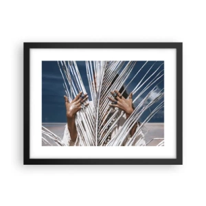 Affisch i svart ram - Schamanens flickvän? - 40x30 cm