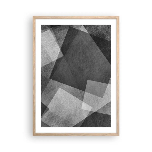 Affisch i ram av ljusek - Den eviga symbolen för hållbarhet och ordning - 50x70 cm