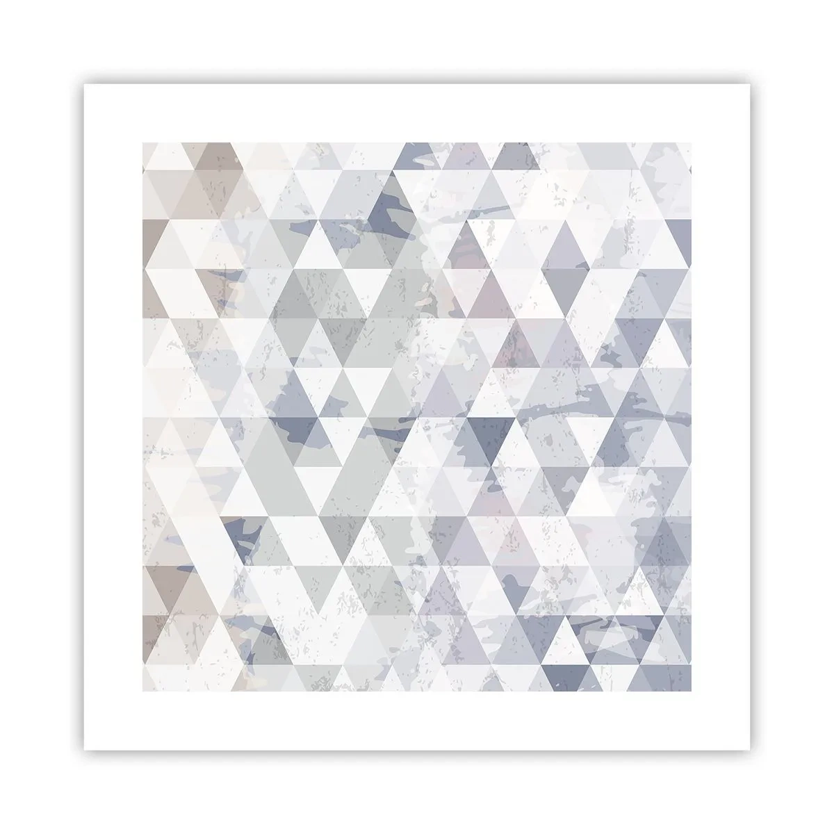 Affisch - Trianglar - 40x40 cm