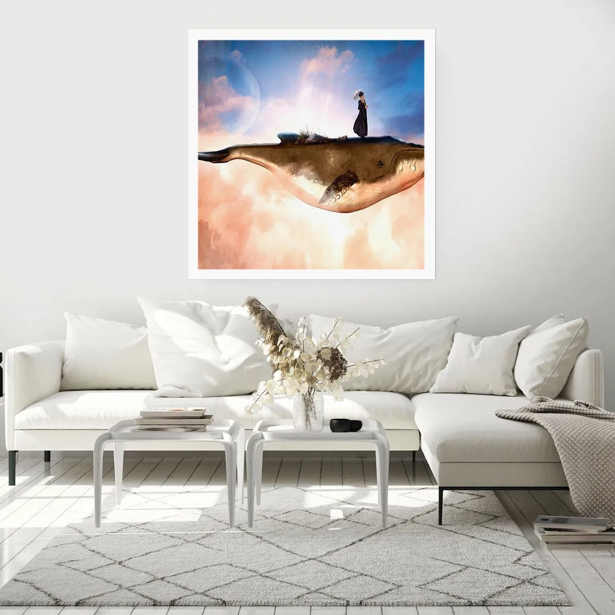 Affisch - Överrealistisk resa - 60x60 cm
