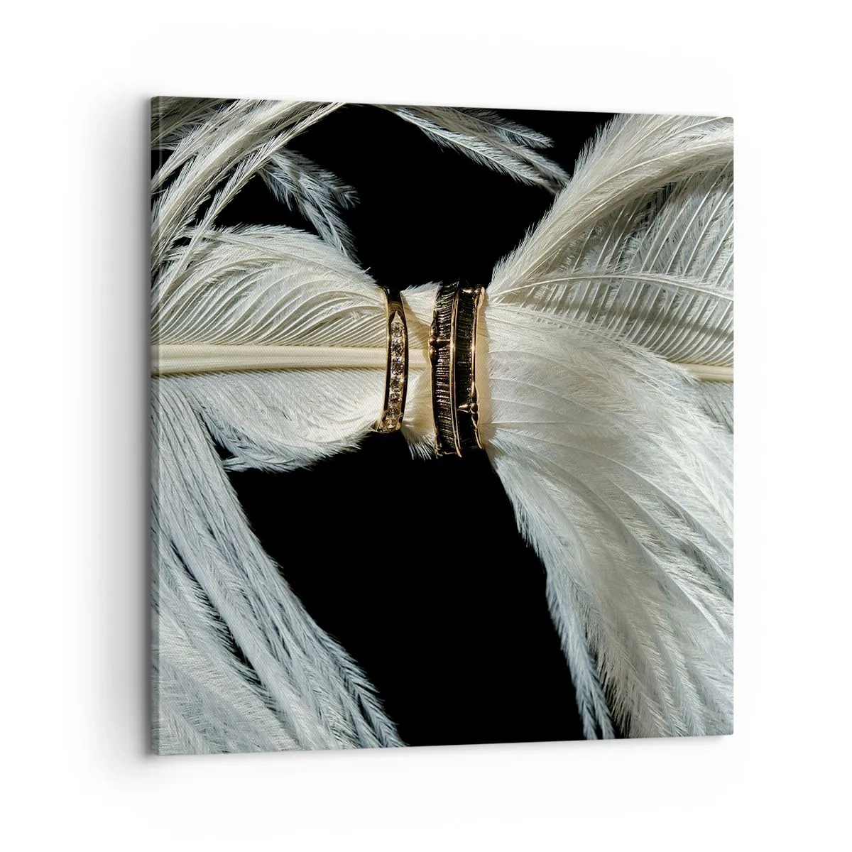 Canvastavla - Bild på duk - ...och jag lämnar inte dig… - 60x60 cm