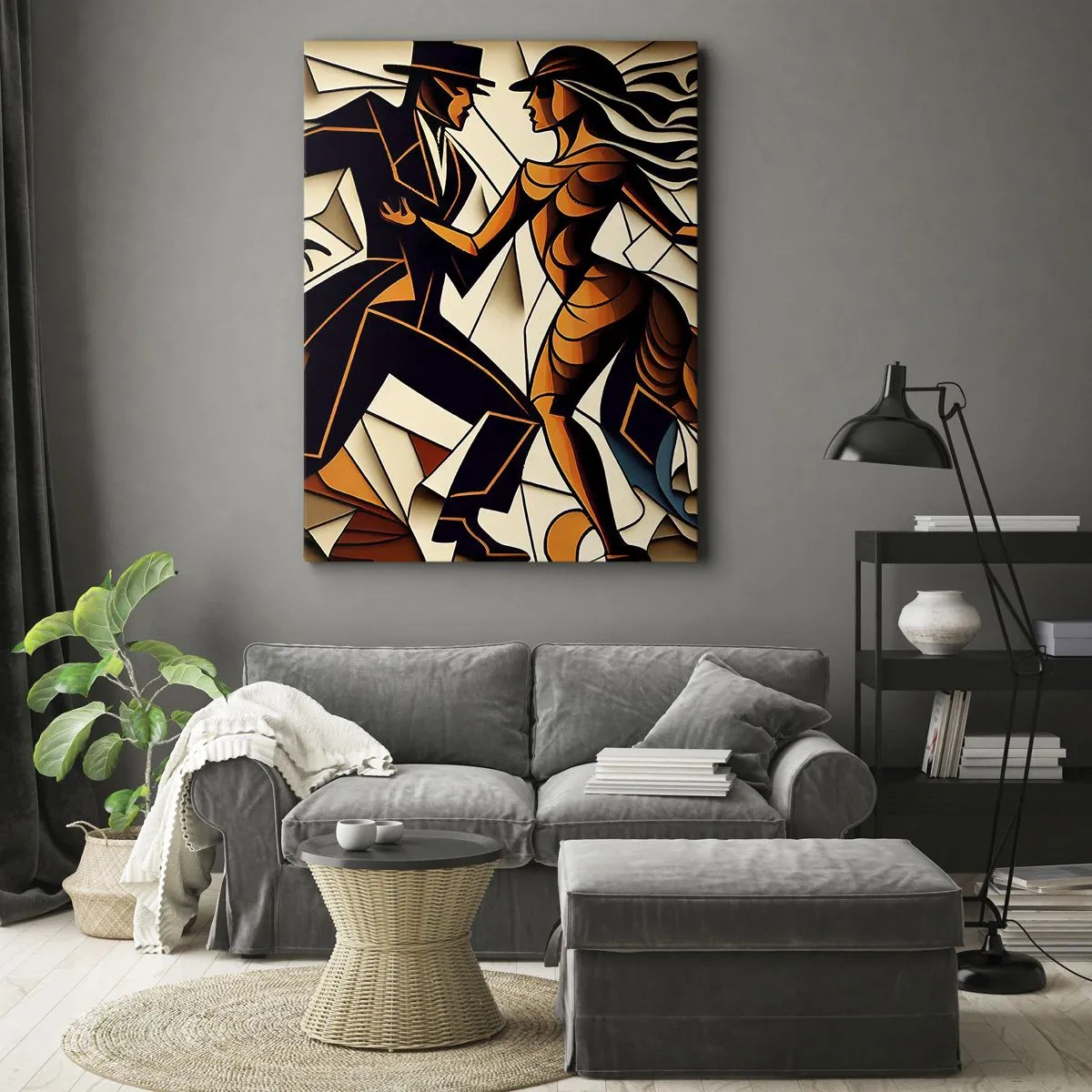 Canvastavla - Bild på duk - Passionsdans - 50x70 cm