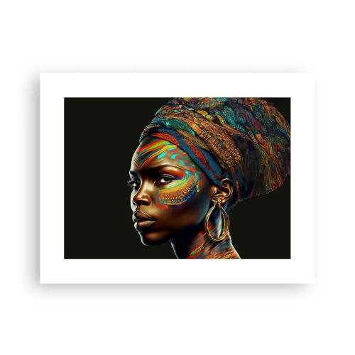 Affisch - Afrikansk drottning - 40x30 cm
