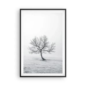 Affisch i svart ram - Mot intet - 61x91 cm