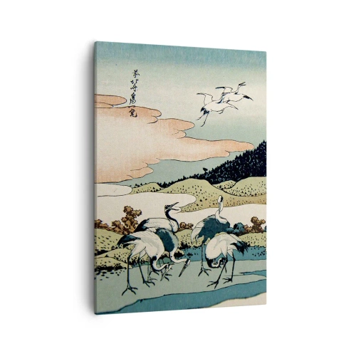 Canvastavla - Bild på duk - I japansk anda - 50x70 cm