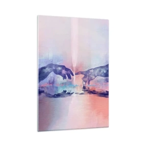 Glastavla - Bild på glas - Den gudomliga gnistan av liv - 70x100 cm