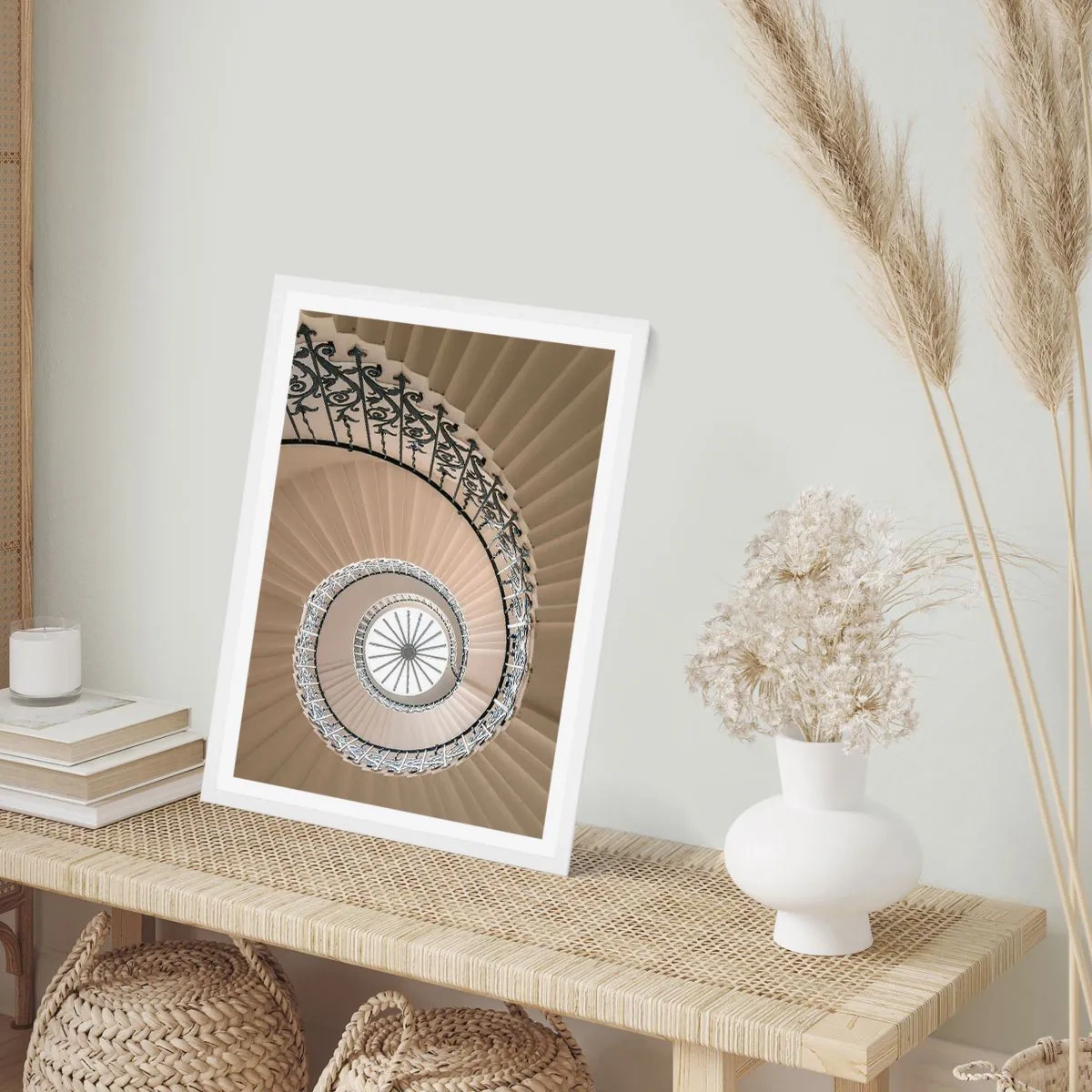 Affisch i vit ram - I musslans mitt - 30x40 cm