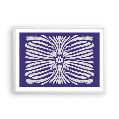 Affisch i vit ram - Etnisk inspiration - 70x50 cm