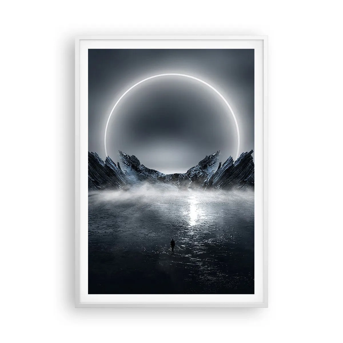 Affisch i vit ram - En berättelses final - 70x100 cm