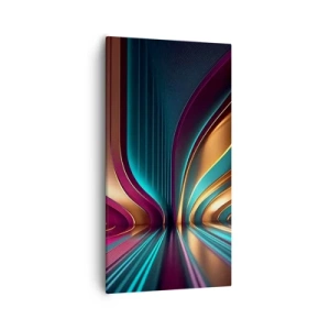 Canvastavla - Bild på duk - Ljusets arkitektur - 55x100 cm