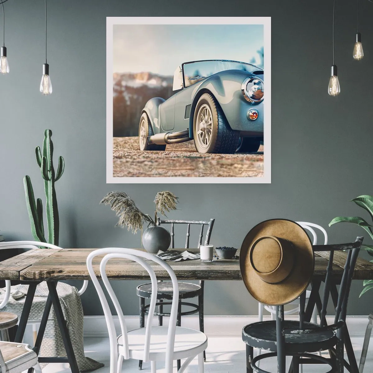 Affisch - Det är stilen som räknas - 40x40 cm