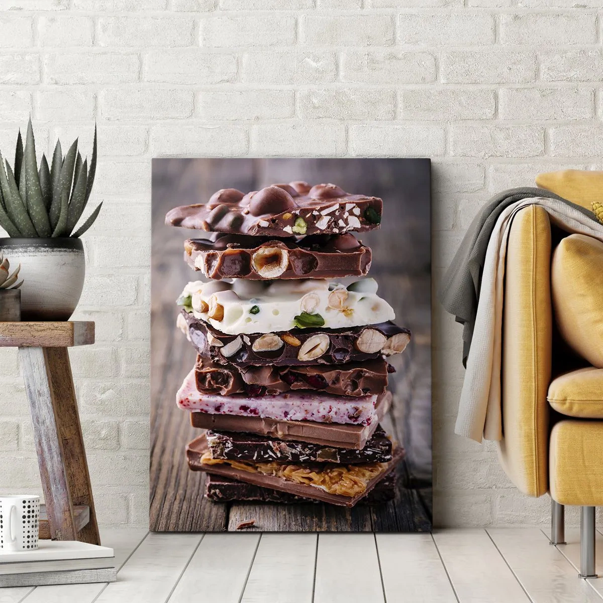 Canvastavla - Bild på duk - Härligt perspektiv - 65x120 cm