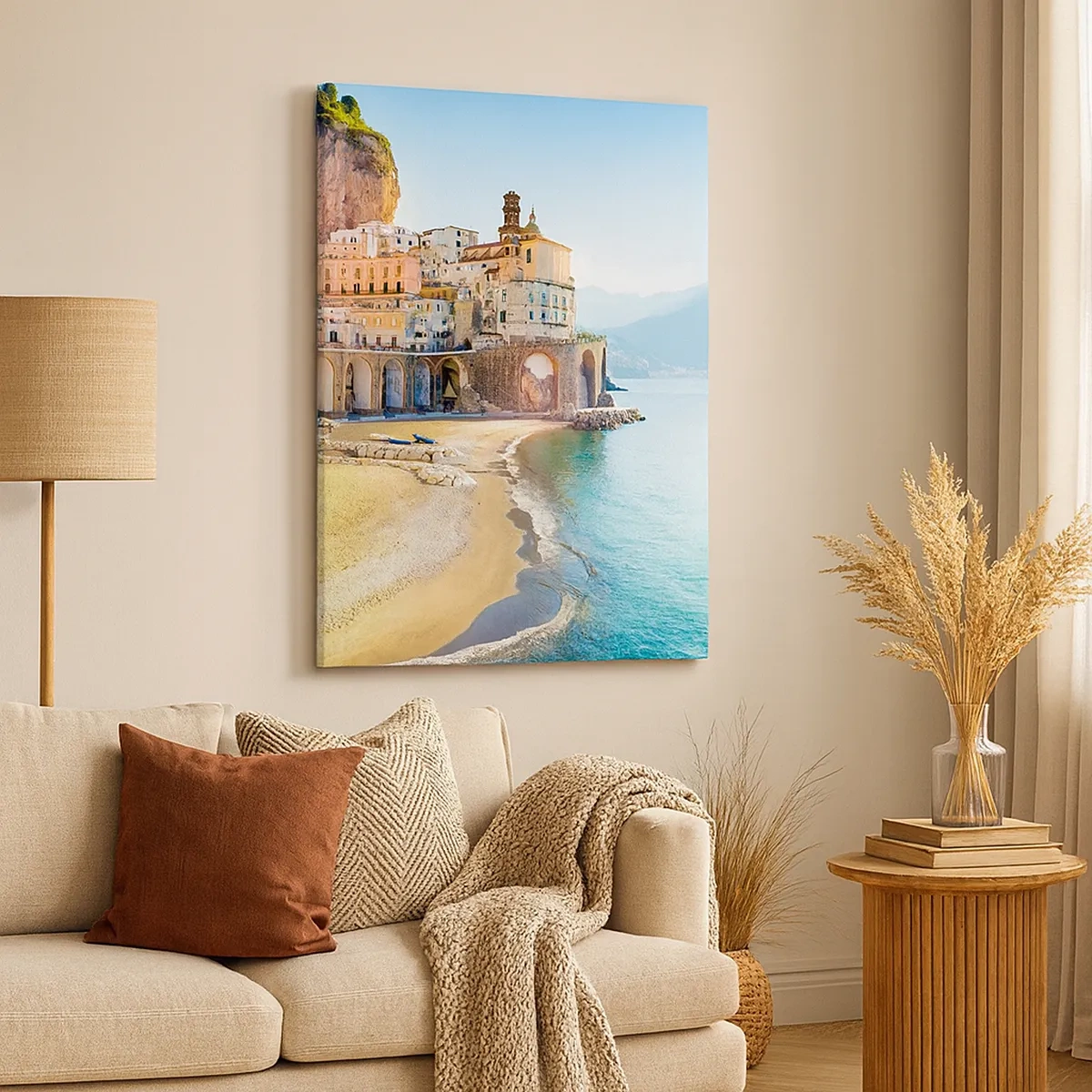 Canvastavla - Bild på duk - Stad utan motstycke - 50x70 cm