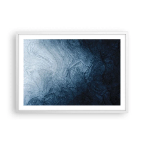 Affisch i vit ram - Nå djupt in - 70x50 cm
