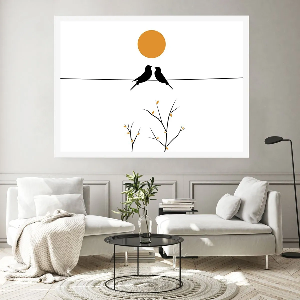 Affisch - Näktergalens kväll - 100x70 cm