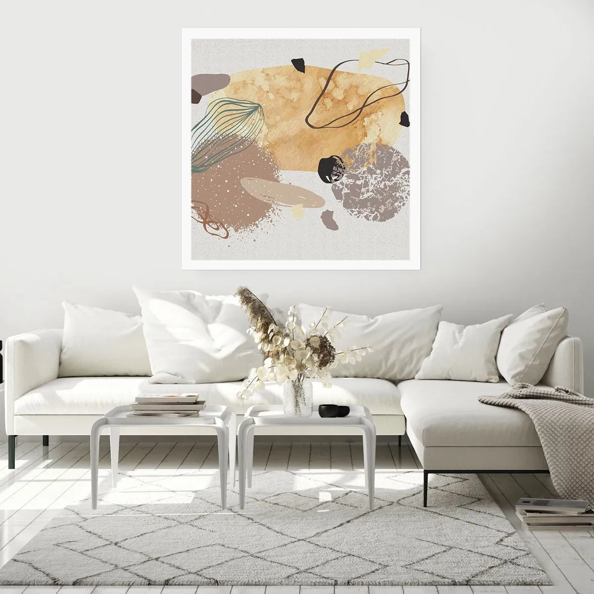 Affisch - Olika former - 60x60 cm