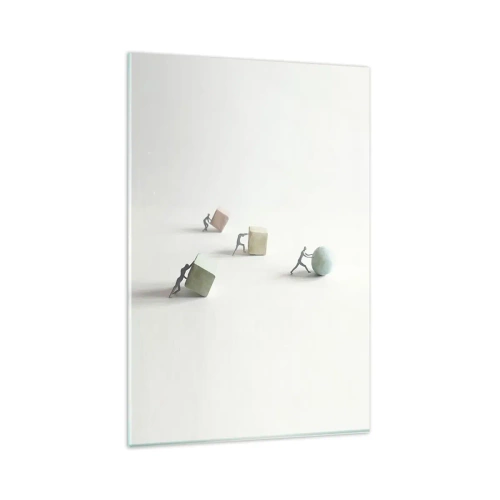 Glastavla - Bild på glas - Livet leker - 80x120 cm