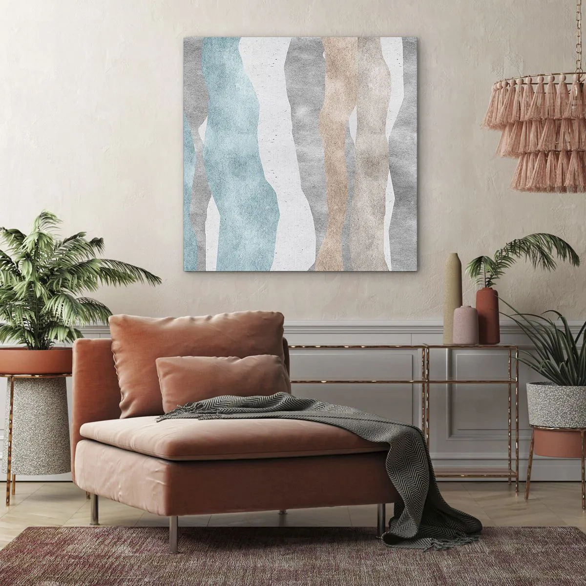 Canvastavla - Bild på duk - Närhetsstudie - 70x70 cm