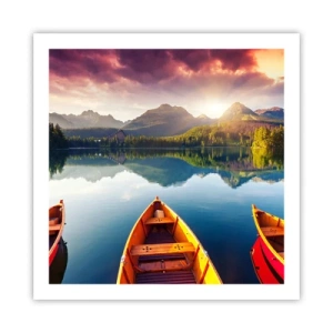 Affisch - Ingenting mot naturen - 60x60 cm