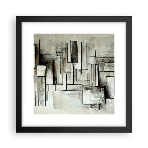Affisch i svart ram - Kraften i enkelhet - 30x30 cm