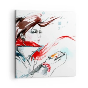 Canvastavla - Bild på duk - Spel inuti mig - 50x50 cm