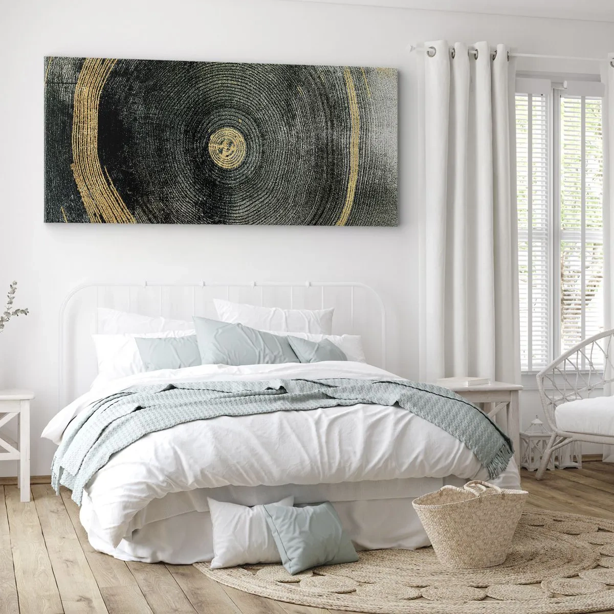 Canvastavla - Bild på duk - Förändring och varaktighet - 100x40 cm