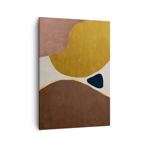 Canvastavla - Bild på duk - Abstraktion - en plats i rymden - 50x70 cm