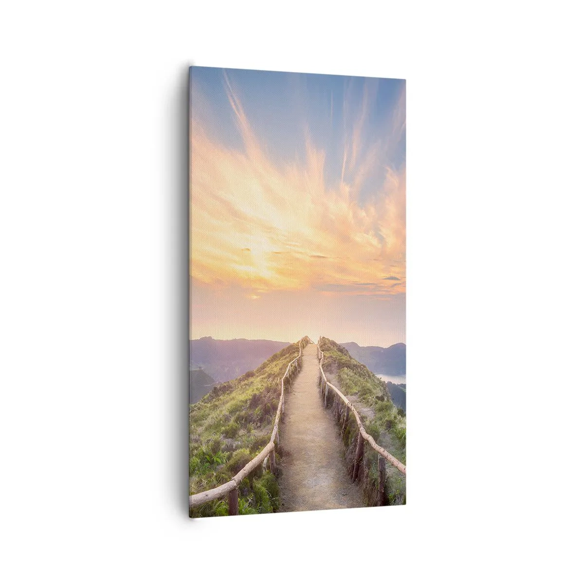 Canvastavla - Bild på duk - Nära himlen - 65x120 cm