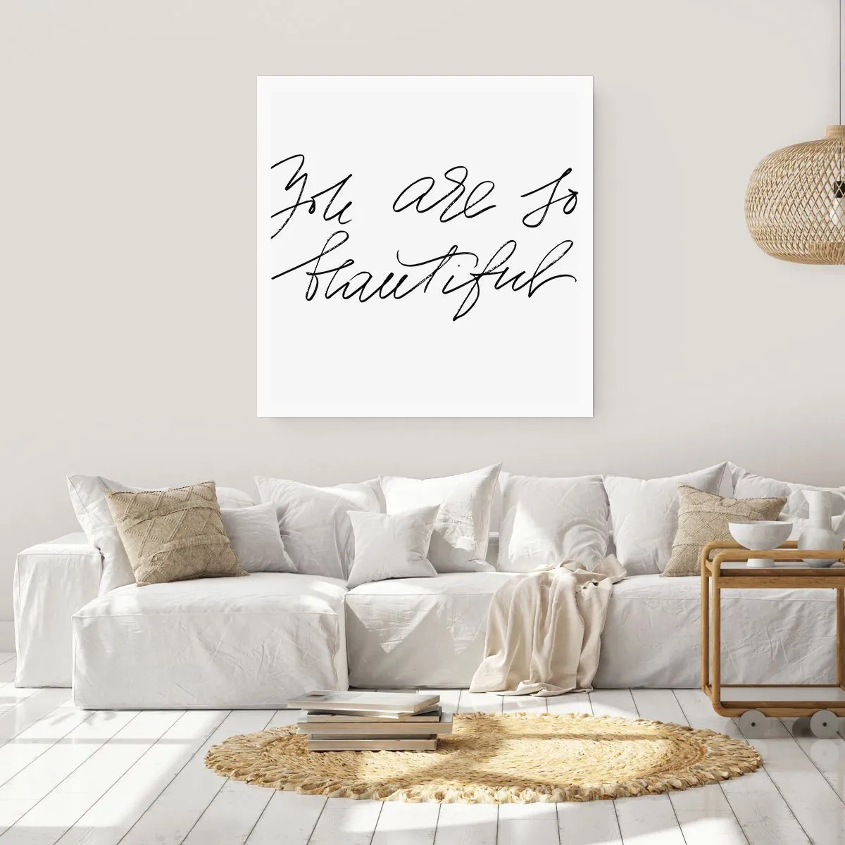 Affisch - Verkligen, tro mig... - 60x60 cm