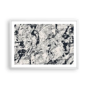 Affisch i vit ram - Motsatsernas interpenetration - 70x50 cm