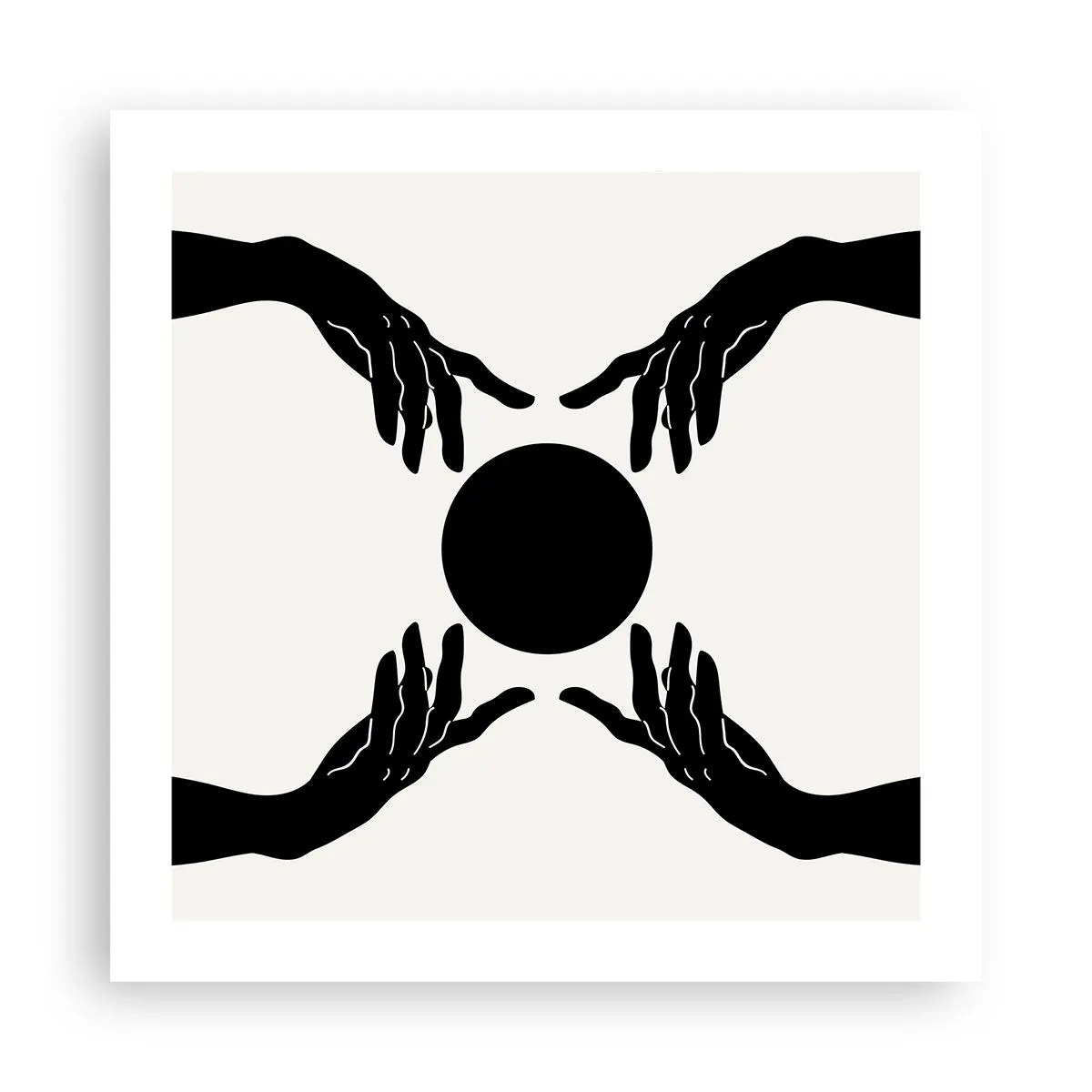 Affisch - Ett hemligt tecken - 50x50 cm