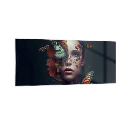 Glastavla - Bild på glas - En underbar metamorfos - 100x40 cm