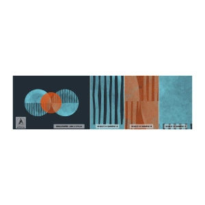 Provbit av fototapet Premium Sand - Symmetrisk komposition - Abstraktion, Bit, Geometriskt mönster - 100x30 cm