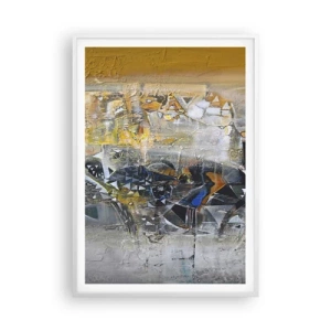 Affisch i vit ram - Allt blir bra - 70x100 cm