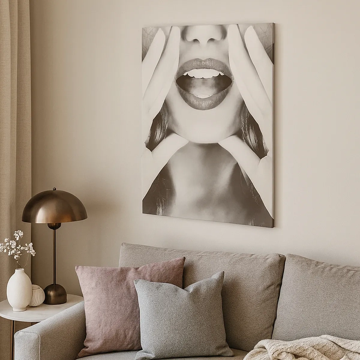 Canvastavla - Bild på duk - Jag kommer! - 50x70 cm