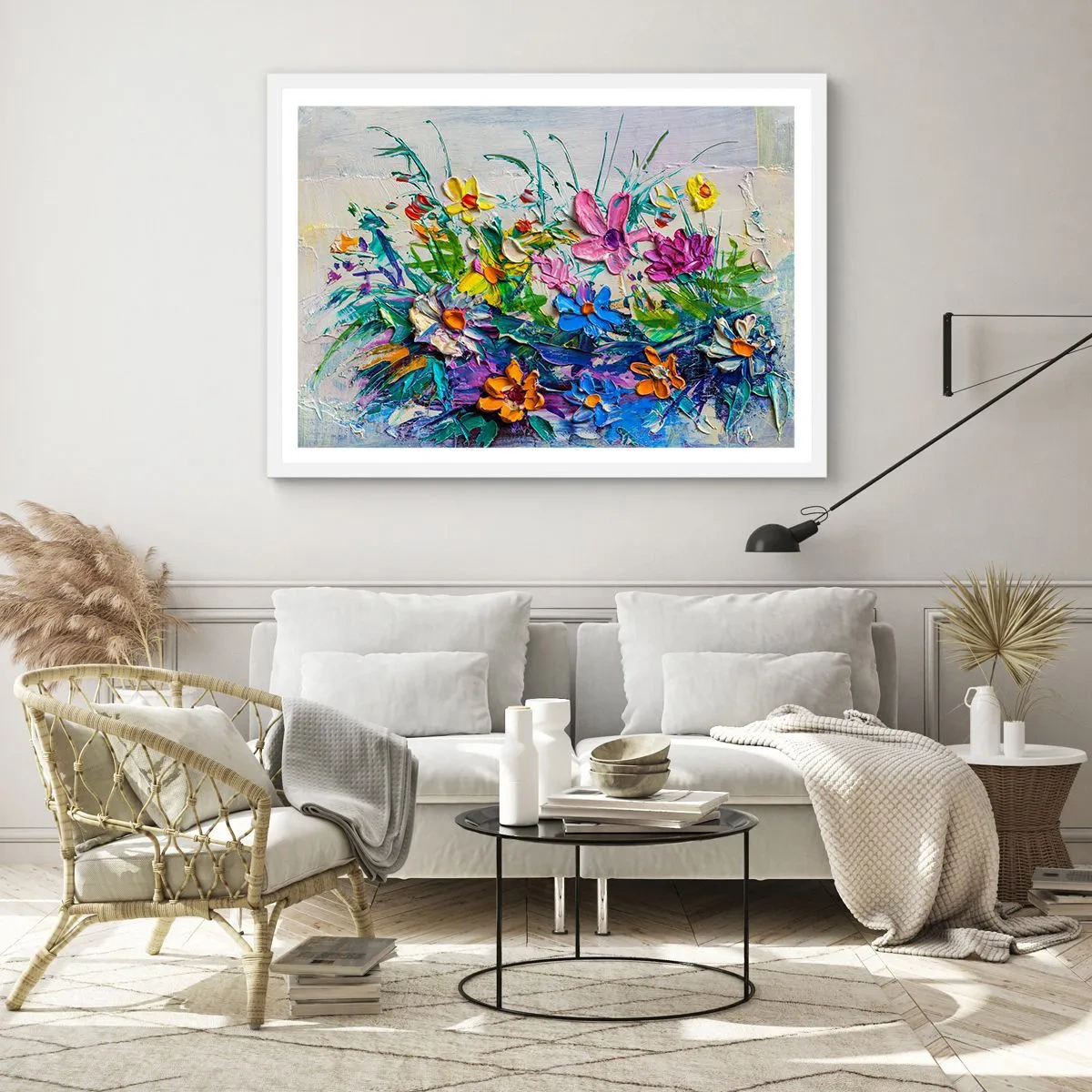 Affisch i vit ram - Icke stilleben - 50x40 cm