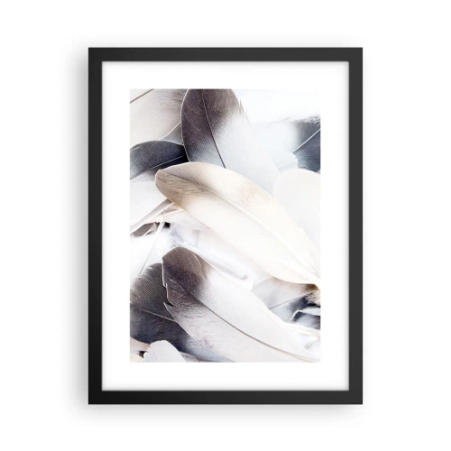 Affisch i svart ram - Nästan änglalik - 30x40 cm