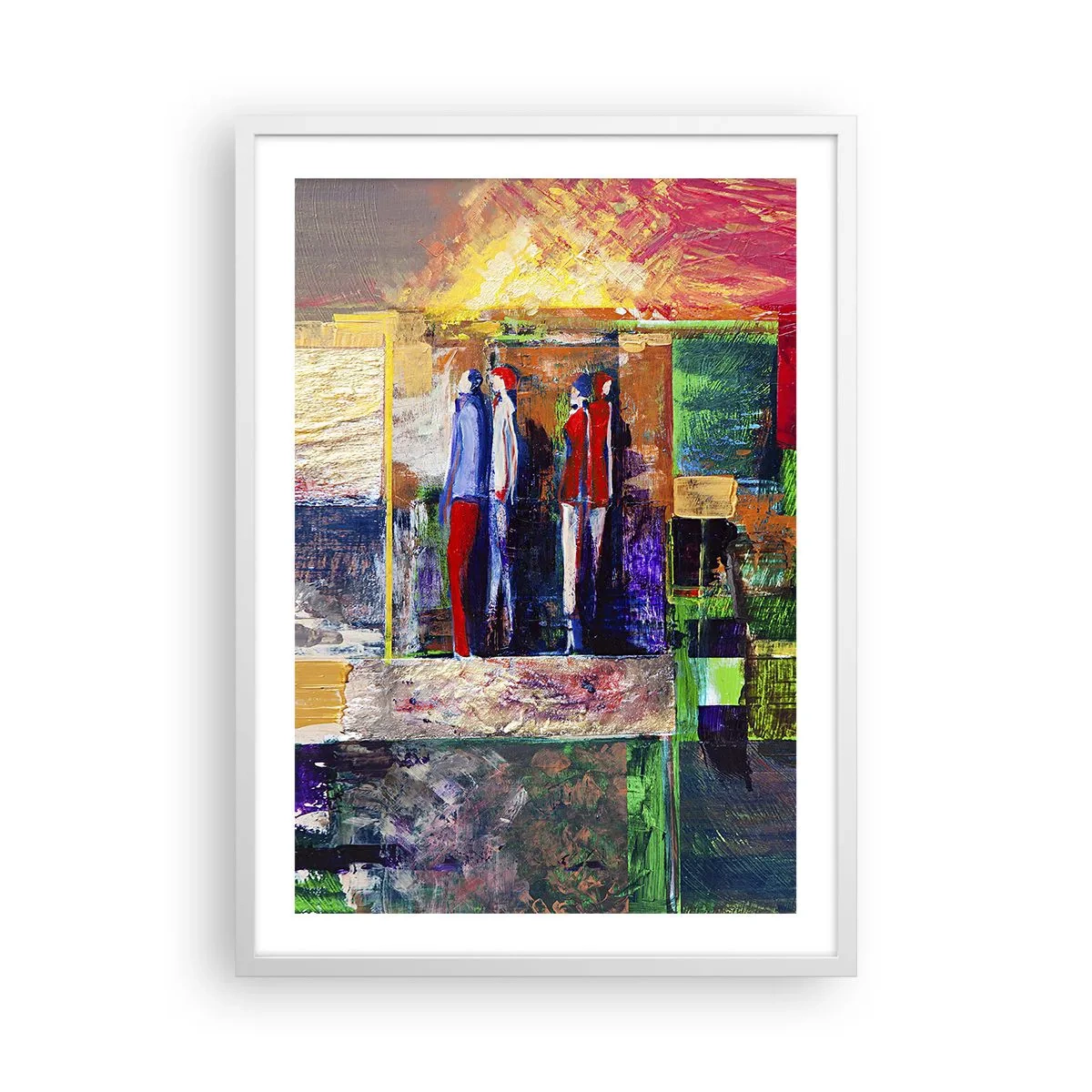 Affisch i vit ram - Relationer och emotioner - 50x70 cm