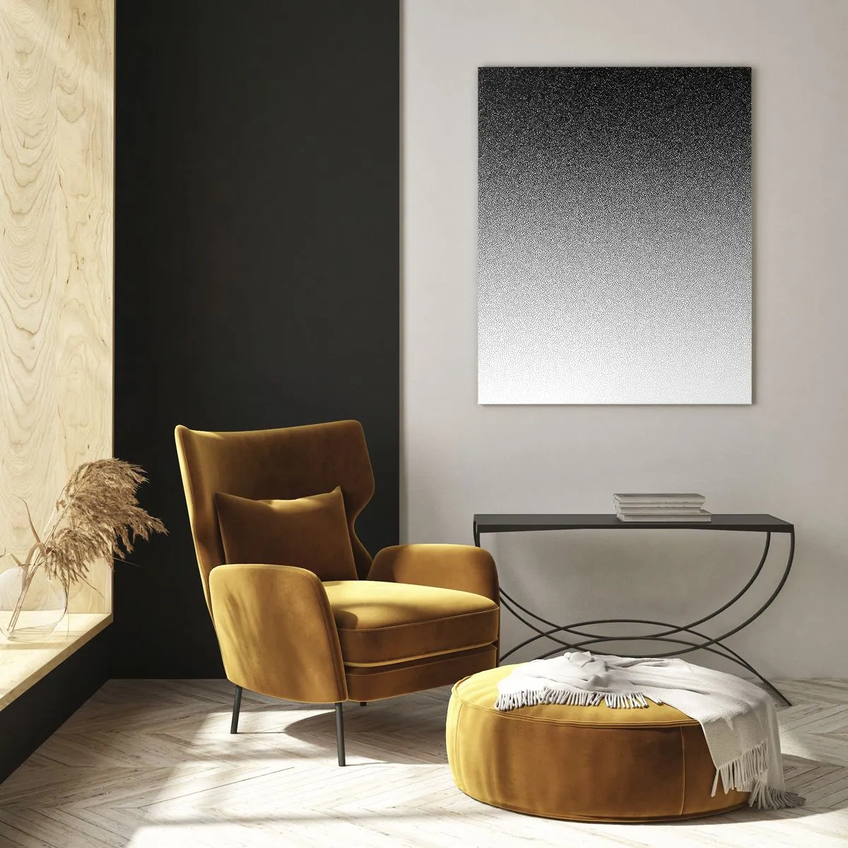 Glastavla - Bild på glas - Mot ljuset - 50x70 cm