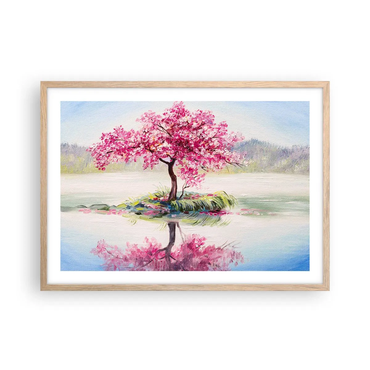Affisch i ram av ljusek - Vårens högtid - 70x50 cm